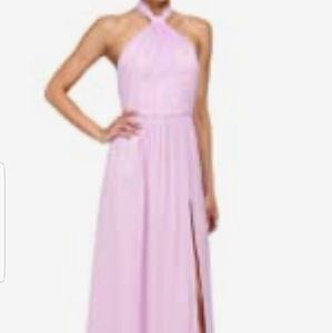Jill Jill Stuart Lilac gown, exposed back. Maxi